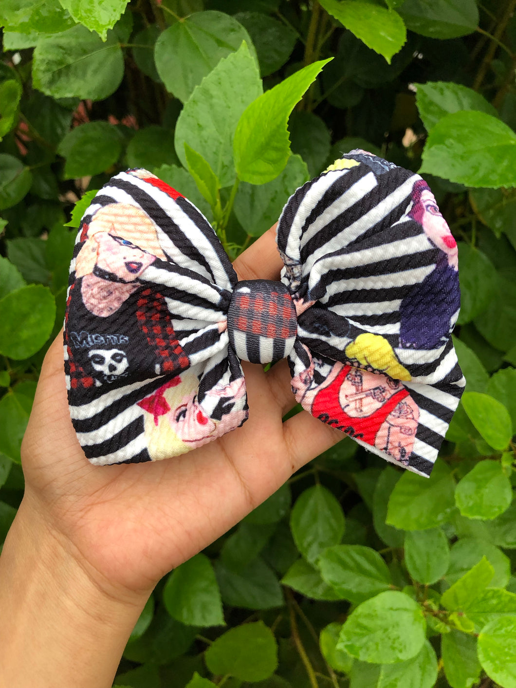 Tattooed Princess Big Fabric Bow