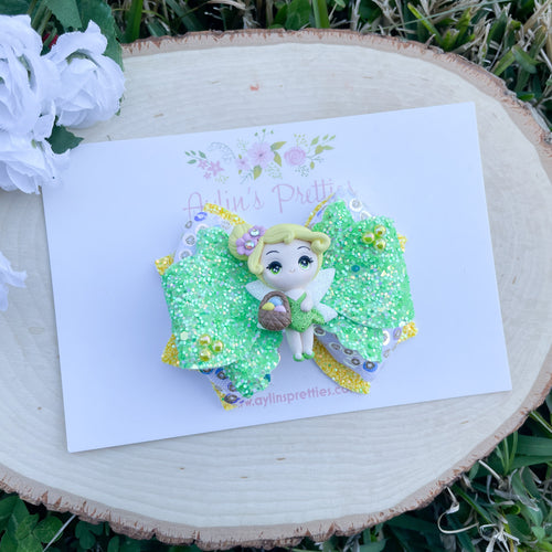 Easter Fairy Princess Ribbon Bow